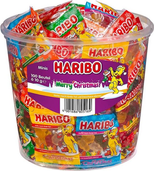 Haribo Merry Christmas 100 Minibeutel | CaterPoint.de