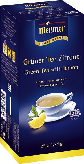 Messmer Profiline Gruner Tee Zitrone 25 X 1 75g Caterpoint De